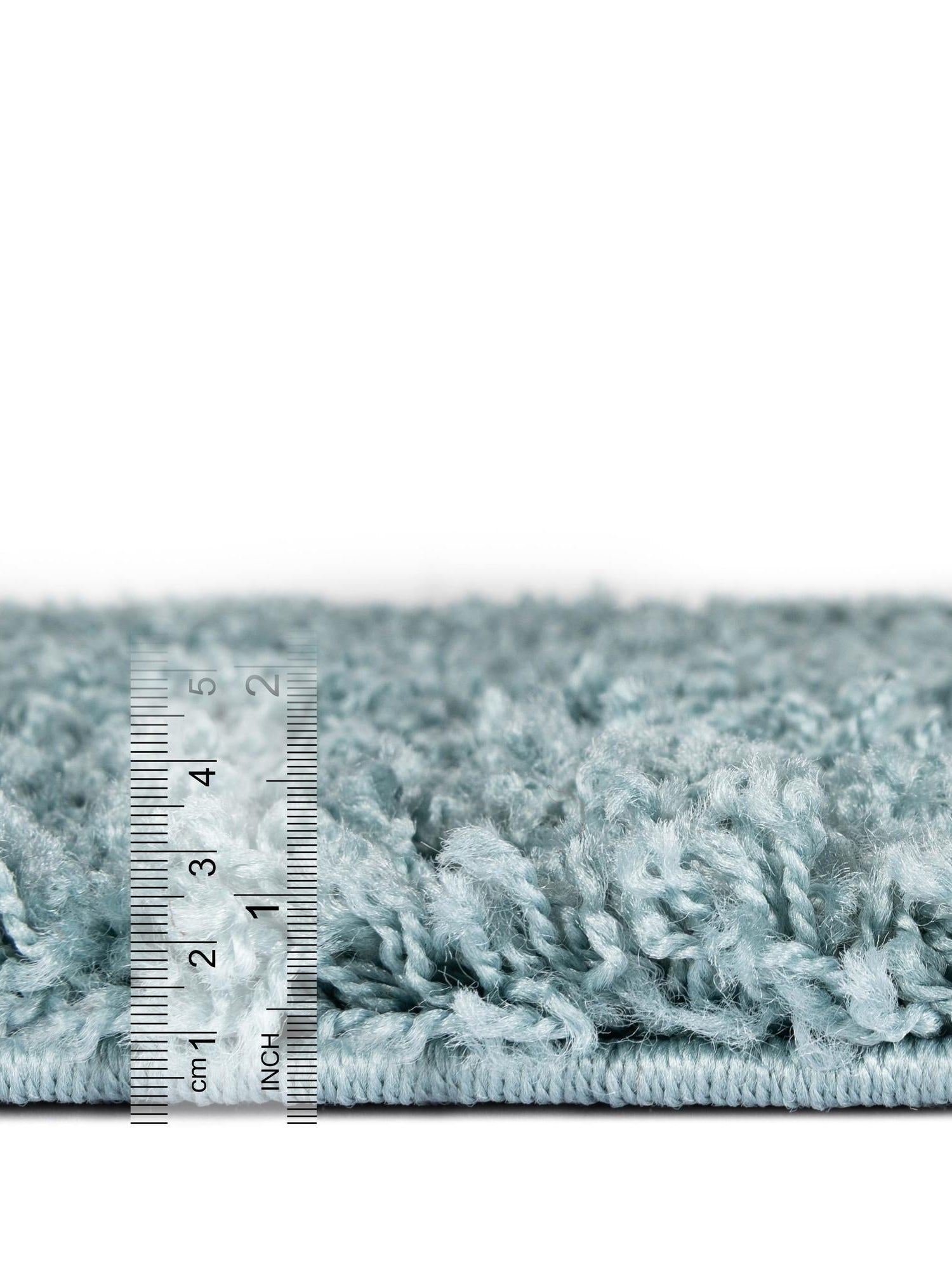 Light Slate Blue 2' 1 x 6' 5 Solid Shag Runner Area Rug Thick Soft Touch Fluffy & Plush Shaggy Pile Durable Minimalist Carpet for Classic Interior Design for Sale at Rug Engine