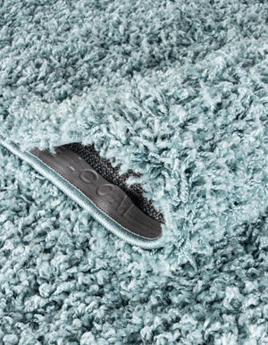 Light Slate Blue 2' 7 x 10' Solid Shag Runner Area Rug Thick Soft Touch Fluffy & Plush Shaggy Pile