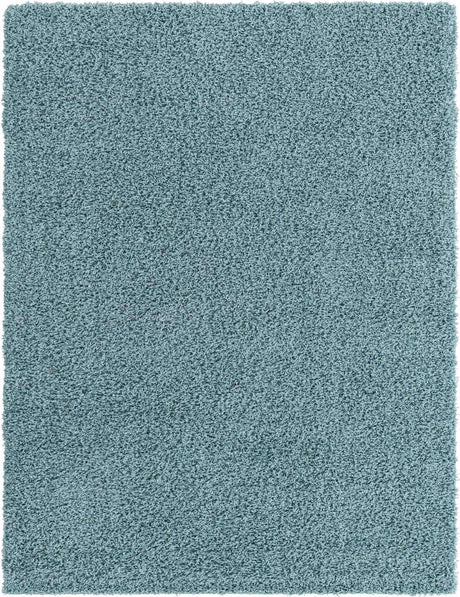 Light Slate Blue 10' x 13' 1 Solid Shag Rectangle Area Rug Thick Soft Touch Fluffy & Plush Shaggy Pile