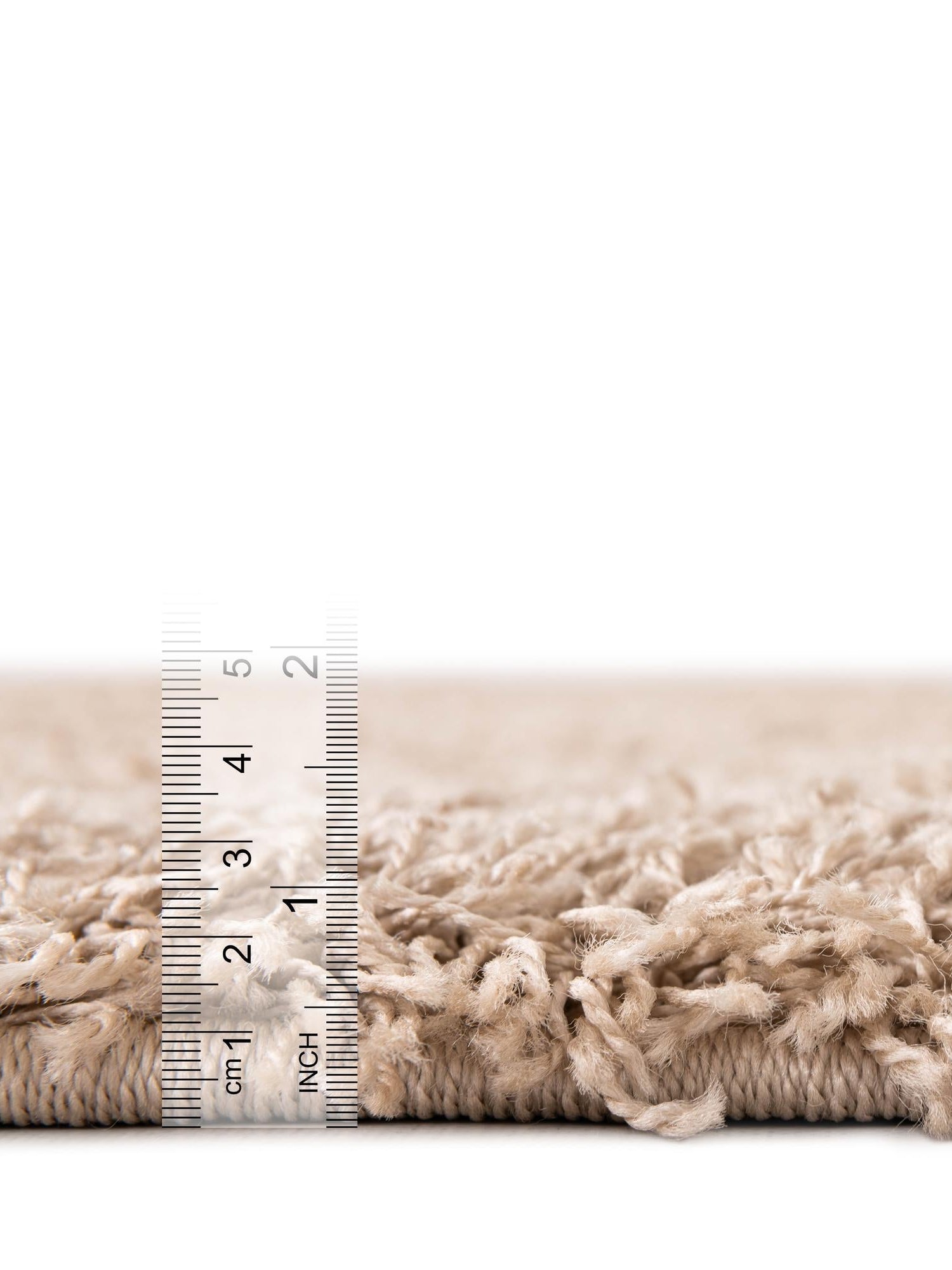 Taupe 2' x 6' 5 Solid Shag Runner Area Rug Thick Soft Touch Fluffy & Plush Shaggy Pile Discounted Clearance Final Sale