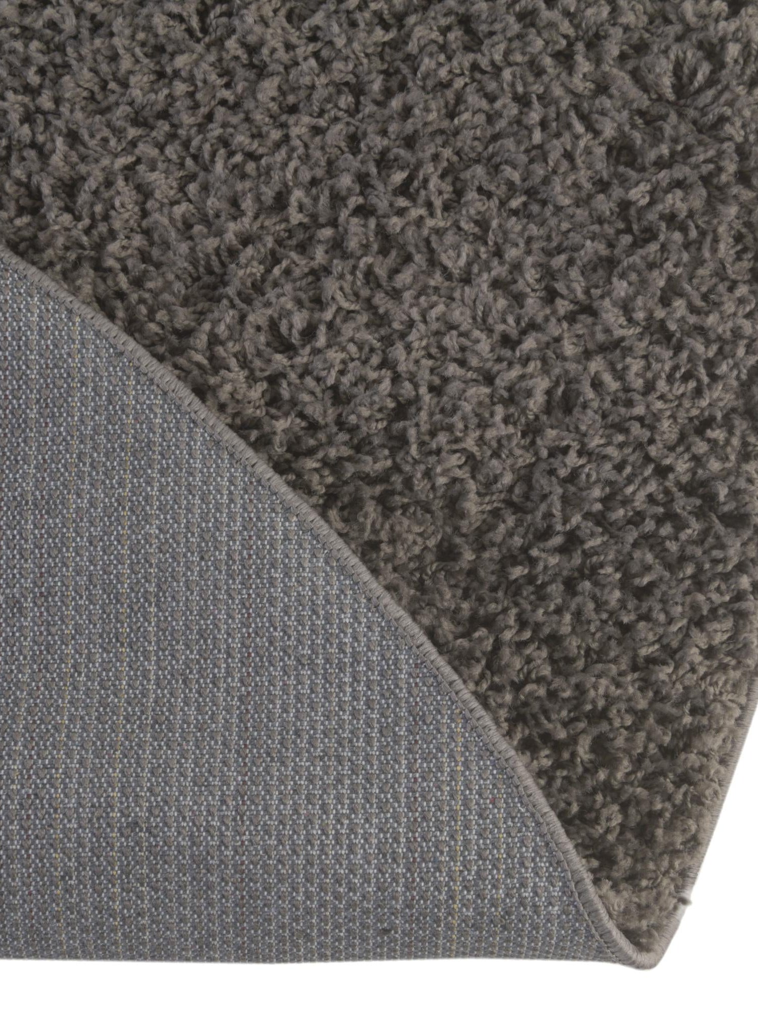 Graphite Gray 7' 1 x 7' 1 Solid Shag Round Area Rug Thick Soft Touch Fluffy & Plush Shaggy Pile Durable Minimalist Carpet for Classic Interior Design for Sale at Rug Engine