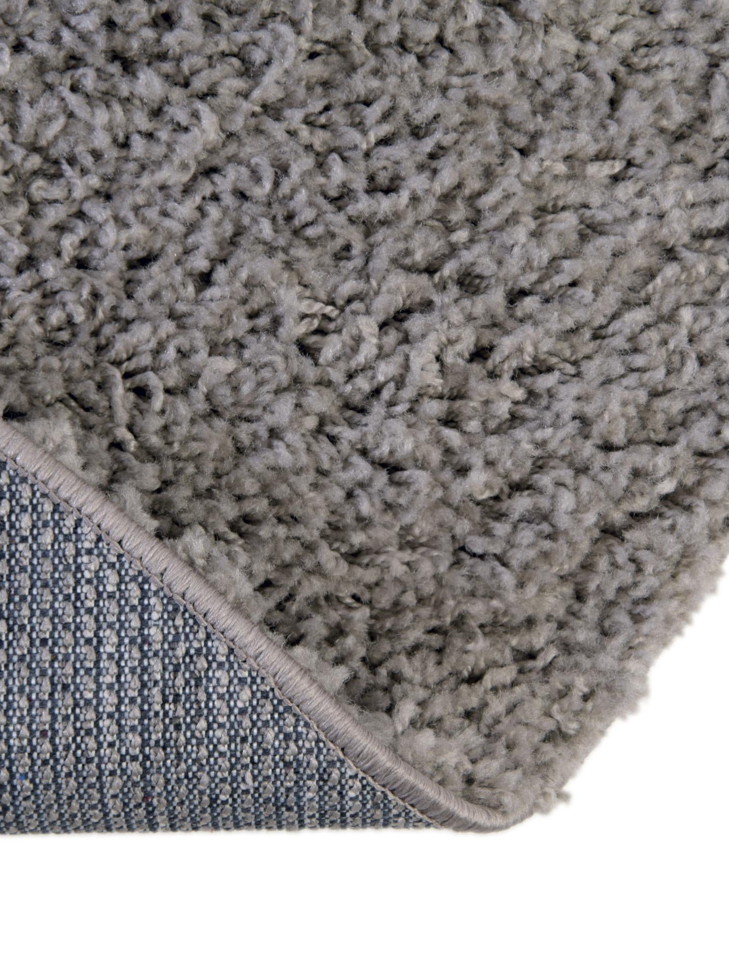 Cloud Gray 4' 1 x 4' 1 Solid Shag Round Area Rug Thick Soft Touch Fluffy & Plush Shaggy Pile Durable Minimalist Carpet for Classic Interior Design for Sale at Rug Engine