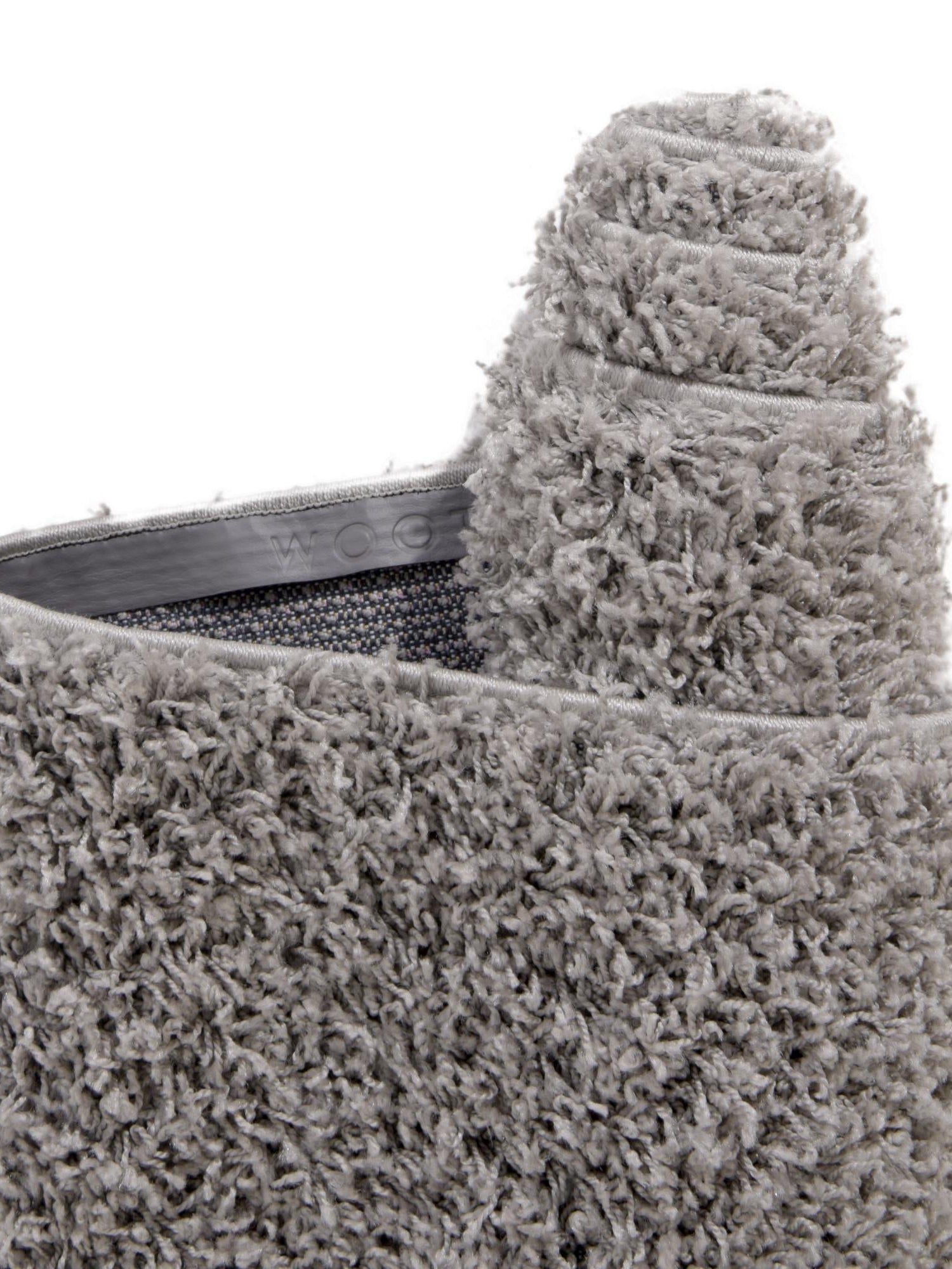 Cloud Gray 4' 1 x 4' 1 Solid Shag Round Area Rug Thick Soft Touch Fluffy & Plush Shaggy Pile Durable Minimalist Carpet for Classic Interior Design for Sale at Rug Engine