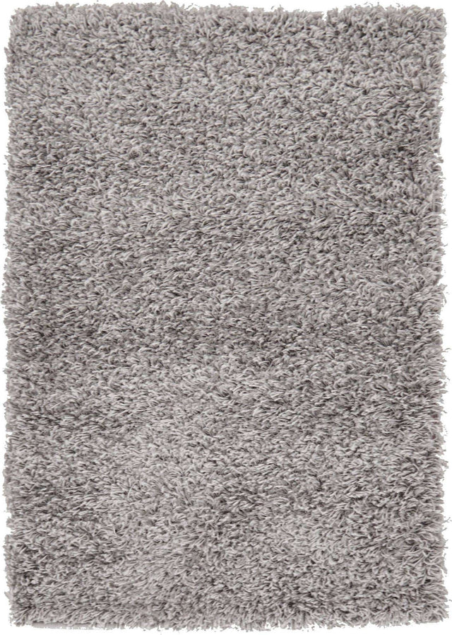 Cloud Gray 2' 2 x 3' 1 Solid Shag Rectangle Rug