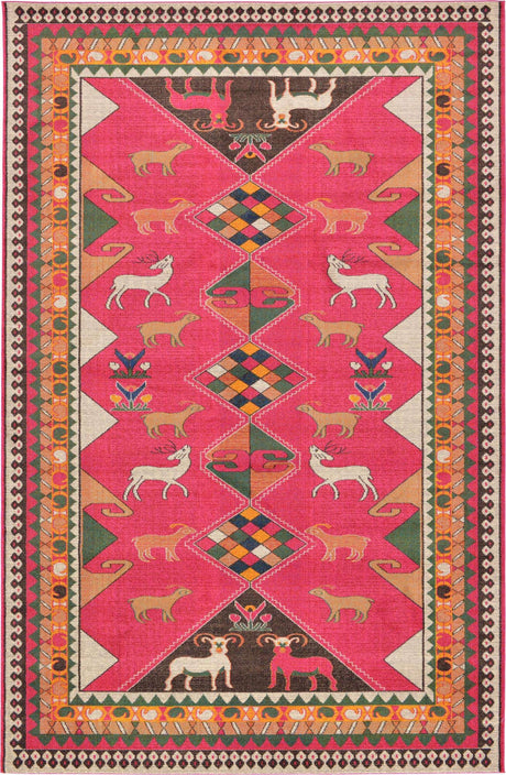Pink 10' 6 x 16' 5 Sedona Rectangle Area Rug