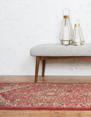 Red 3' x 10' Sahand Runner Rug