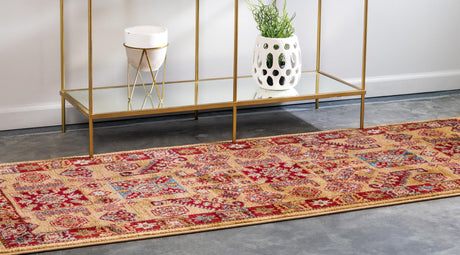 Beige 2' x 6' 2 Sahand Runner Area Rug Affordable Easy Clean Traditional Design Durable Carpet for Home Interior Design Living Room Dining Office for Sale at Rug Engine