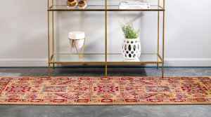 Beige 2' x 6' 2 Sahand Runner Area Rug Affordable Easy Clean Traditional Design Durable Carpet for Home Interior Design Living Room Dining Office for Sale at Rug Engine