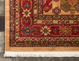 Beige 2' x 6' 1 Sahand Runner Area Rug Affordable Easy Clean Traditional Design Durable Carpet for Home Interior Design Living Room Dining Office for Sale at Rug Engine