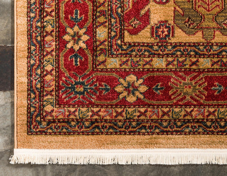Beige 2' x 6' 1 Sahand Runner Area Rug Affordable Easy Clean Traditional Design Durable Carpet for Home Interior Design Living Room Dining Office for Sale at Rug Engine