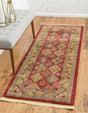 Red 2' 7 x 10' Sahand Runner Area Rug Affordable Easy Clean Traditional Design Durable Carpet for Home Interior Design Living Room Dining Office for Sale at Rug Engine