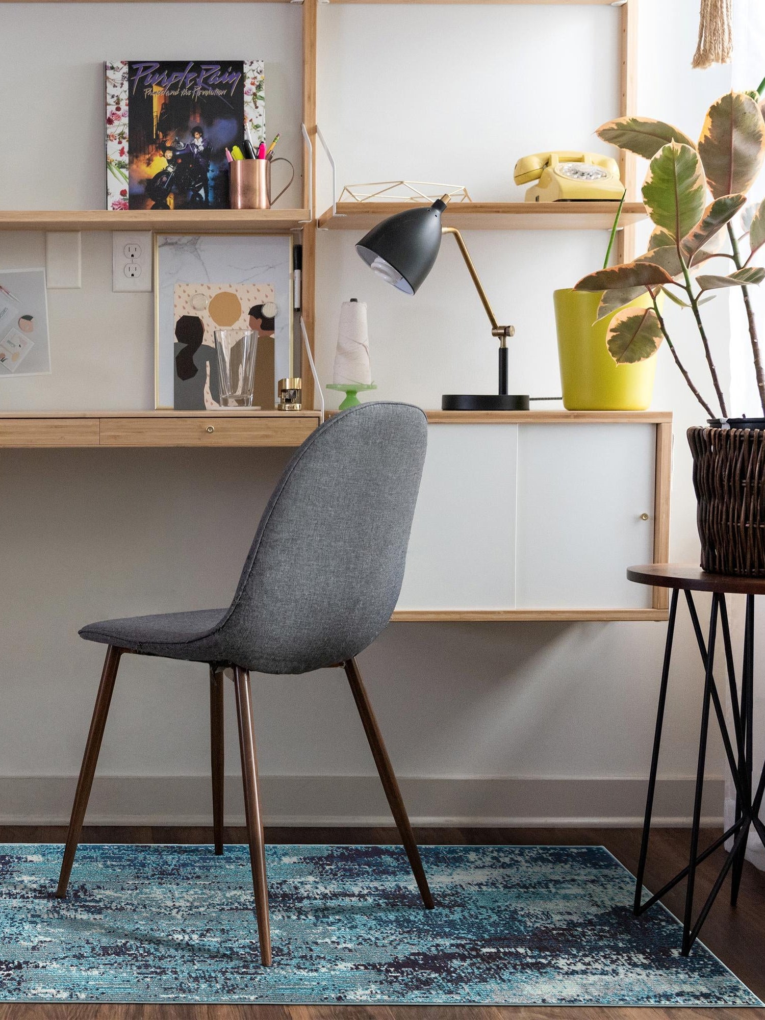 Blue 2' 7 x 10' Jardin Runner Area Rug 100% Polypropylene With Cotton Backing Colorful & Vivid Modern Carpet for Home Decor for Sale at Rug Engine