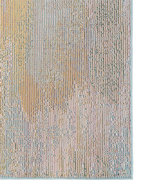 Turquoise 2' 2 x 3' 1 Jardin Rectangle Area Rug 100% Polypropylene With Cotton Backing Colorful & Vivid Modern Carpet for Home Decor for Sale at Rug Engine