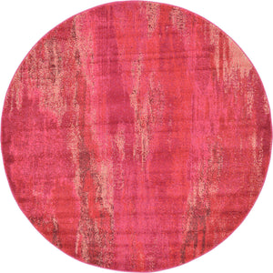 Pink 6' 1 x 6' 1 Jardin Round Rug