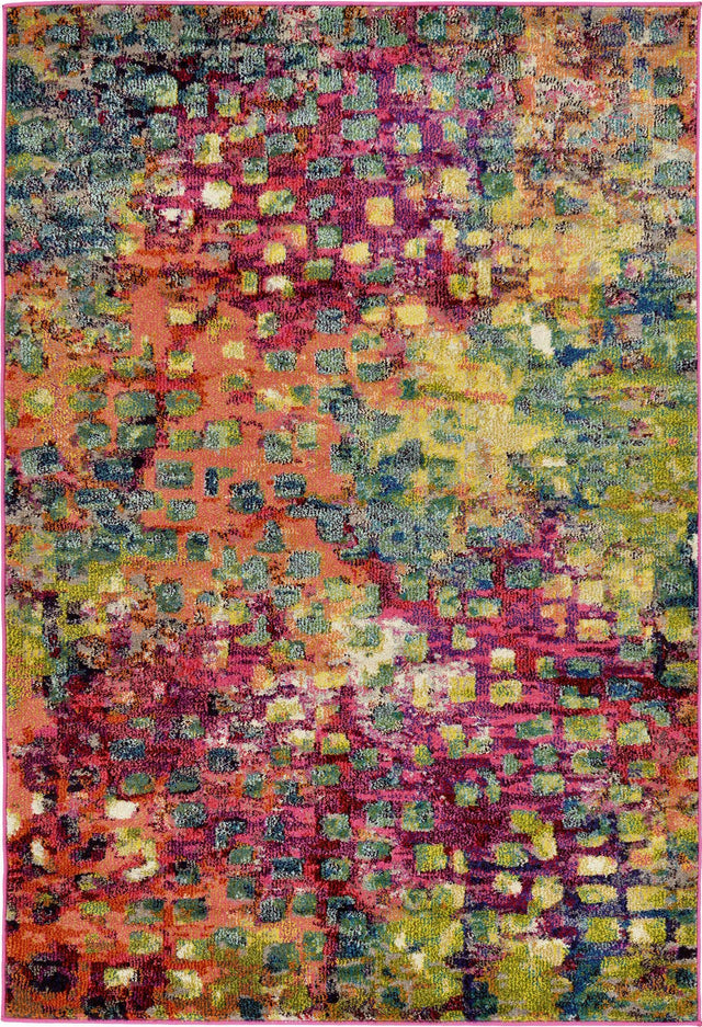 Multicolor 4' 1 x 6' 1 Jardin Rectangle Rug