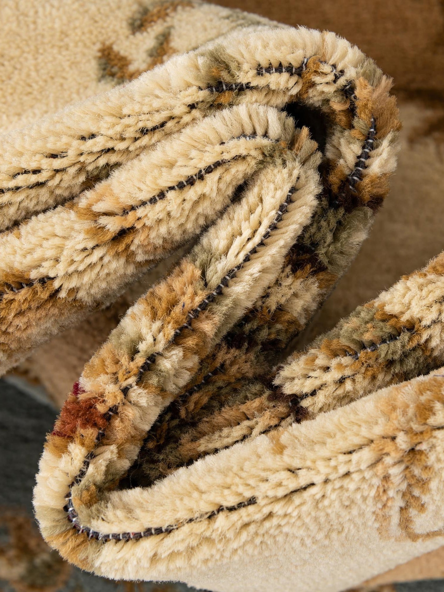 Light Blue 7' 1 x 7' 1 Versailles Square Area Rug