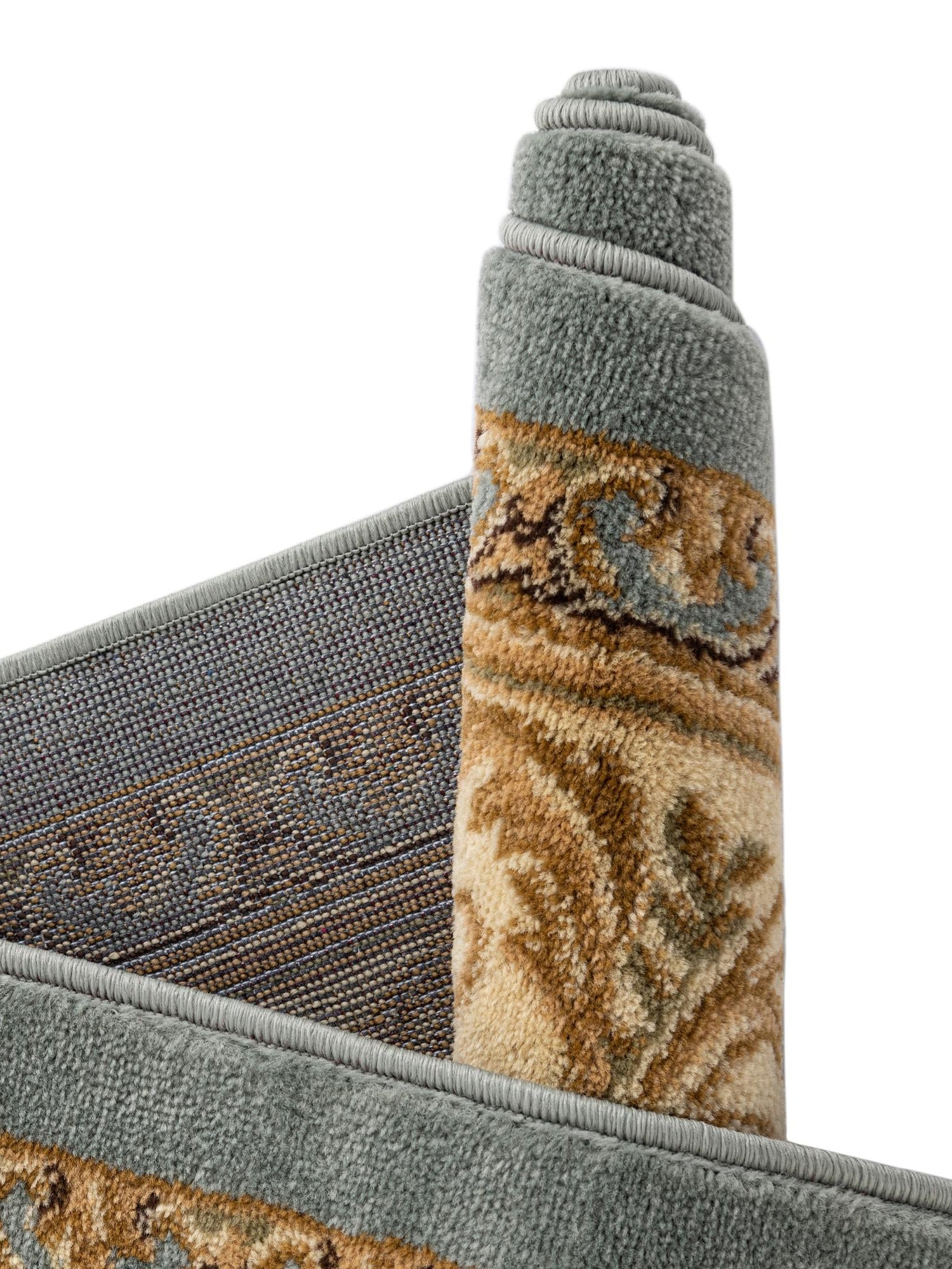 Light Blue 7' 1 x 7' 1 Versailles Square Area Rug