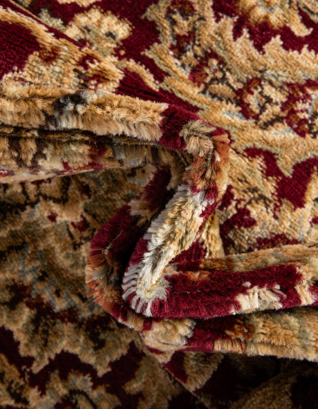 Red 4' 1 x 4' 1 Voyage Square Area Rug Persian Inspired Classic Traditional Design Durable Carpet Mat for Home Interior Design for Sale at Rug Engine
