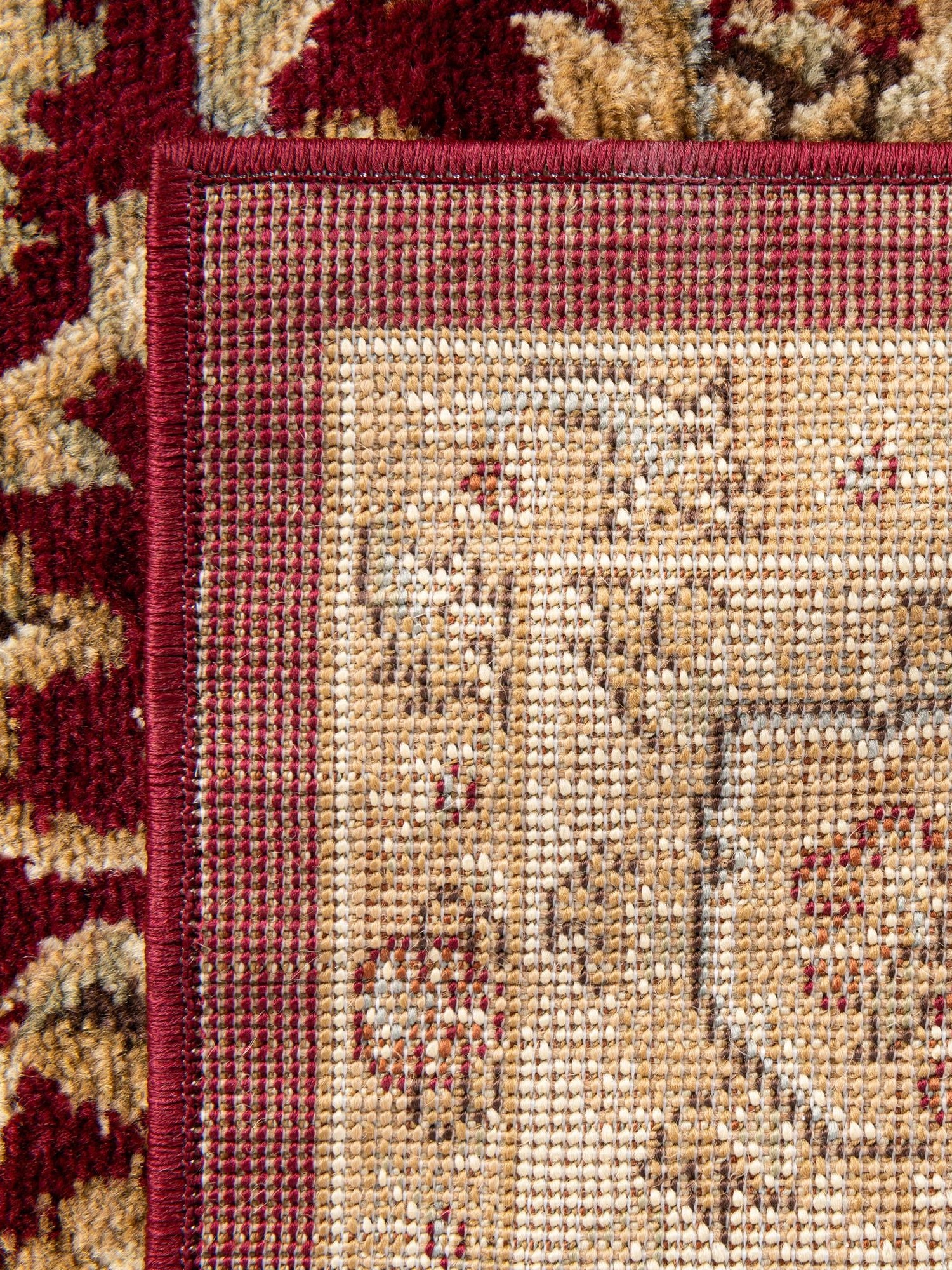 Red 4' 1 x 4' 1 Voyage Square Area Rug