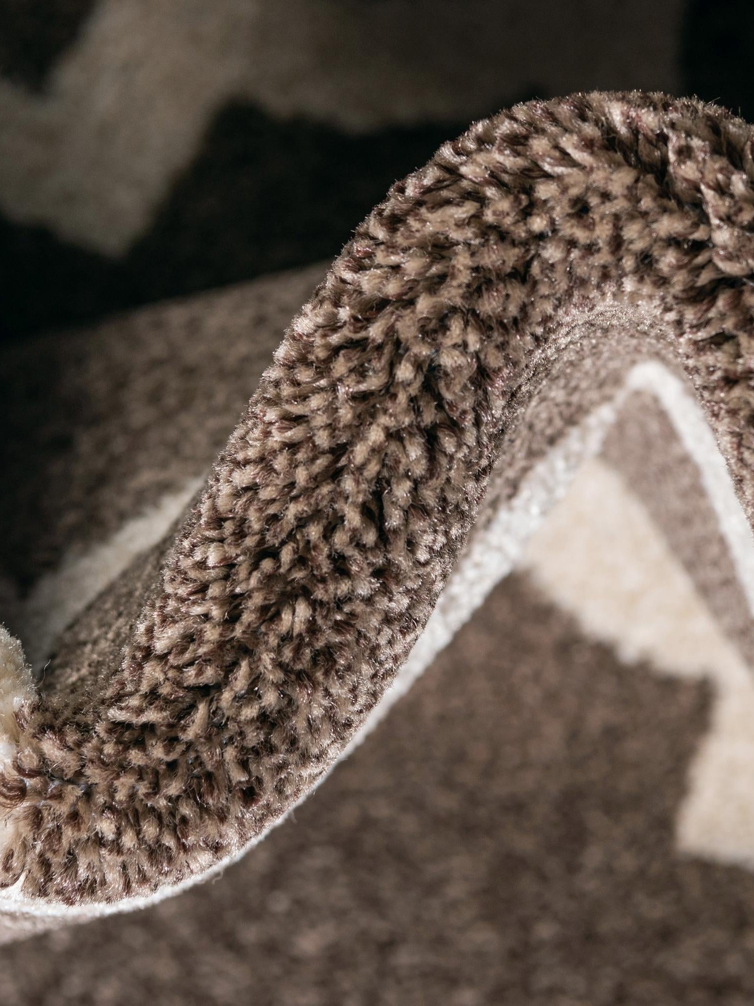 Brown 6' 1 x 6' 1 Trellis Square Area Rug