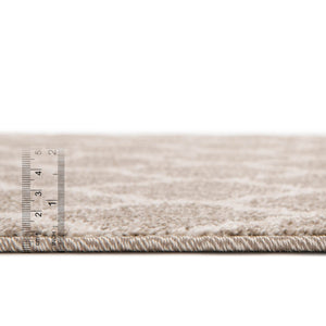 Light Brown 7' 10 x 7' 10 Trellis Square Area Rug