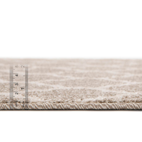 Light Brown 10' x 10' Trellis Square Area Rug Geometric Modern Unique Durable Easy Clean Carpet for Contemporary Interior Design for Sale at Rug Engine