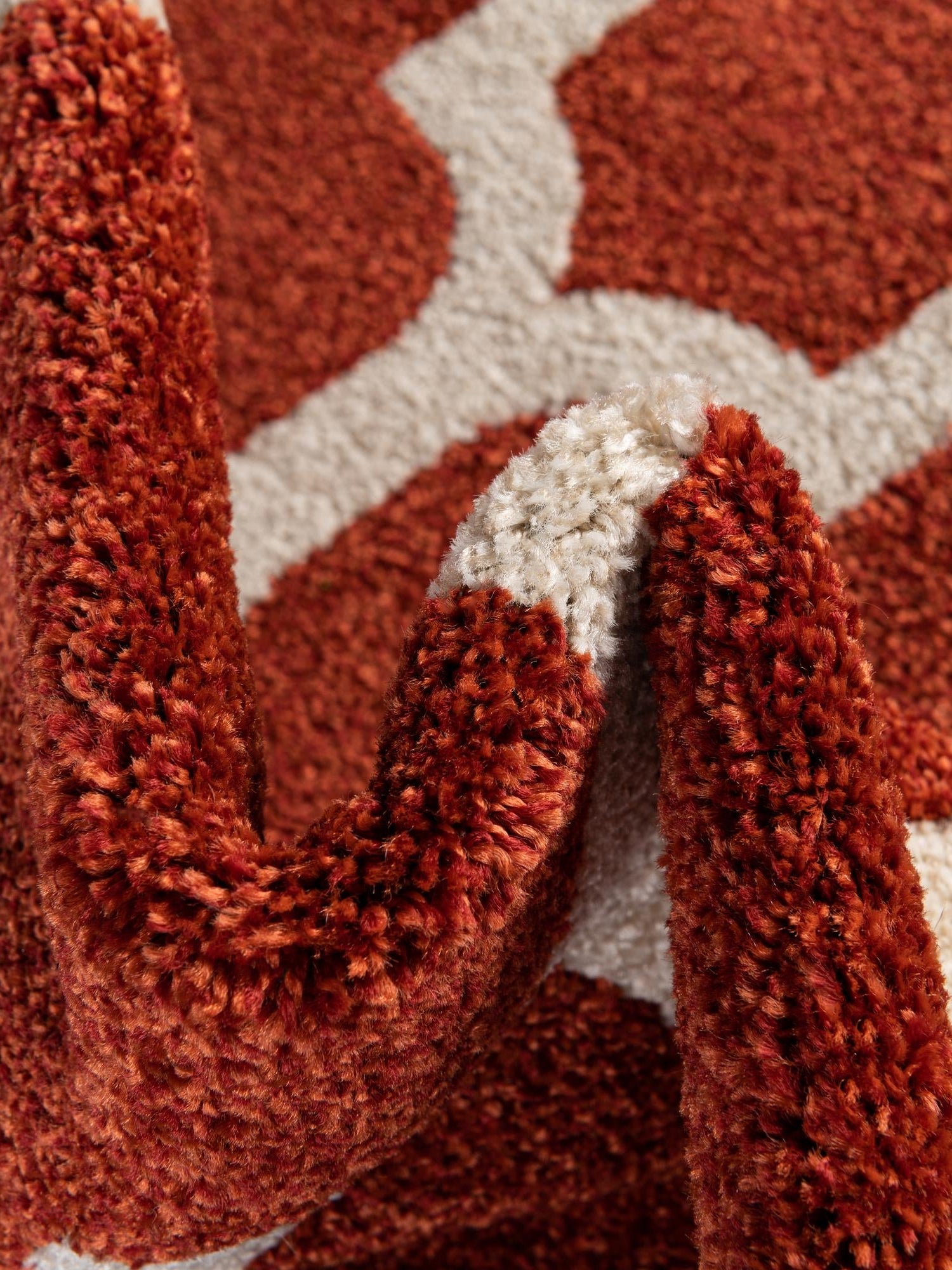 Light Terracotta 2' 7 x 19' 8 Trellis Runner Area Rug