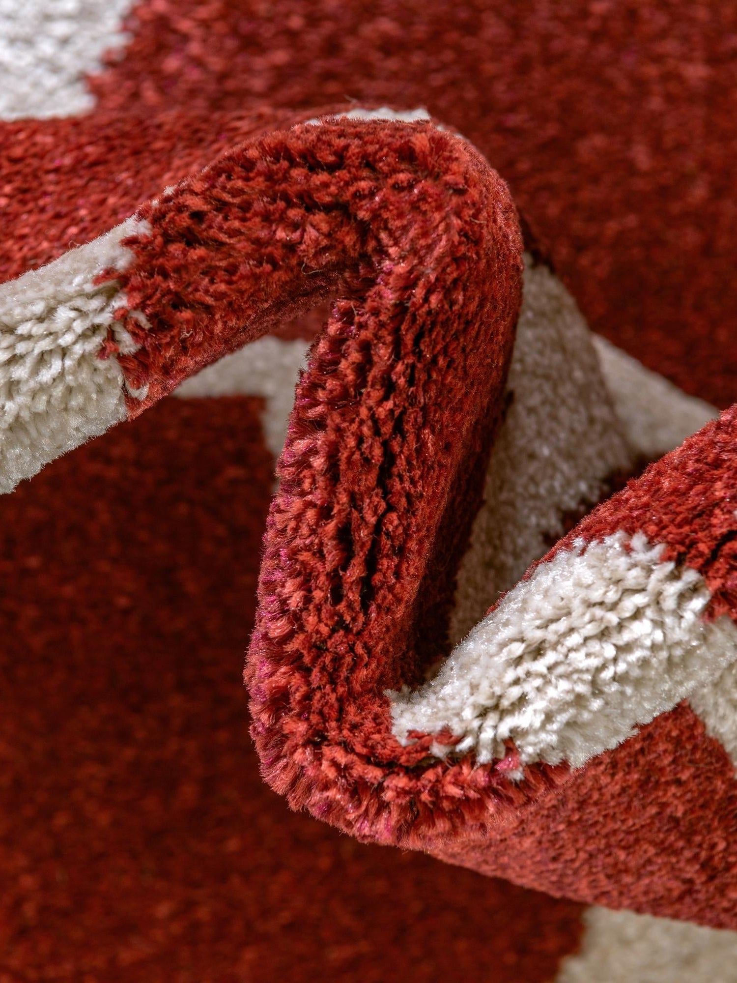 Dark Terracotta 10' x 10' Trellis Square Area Rug