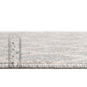 Light Gray 7' 10 x 7' 10 Trellis Square Area Rug