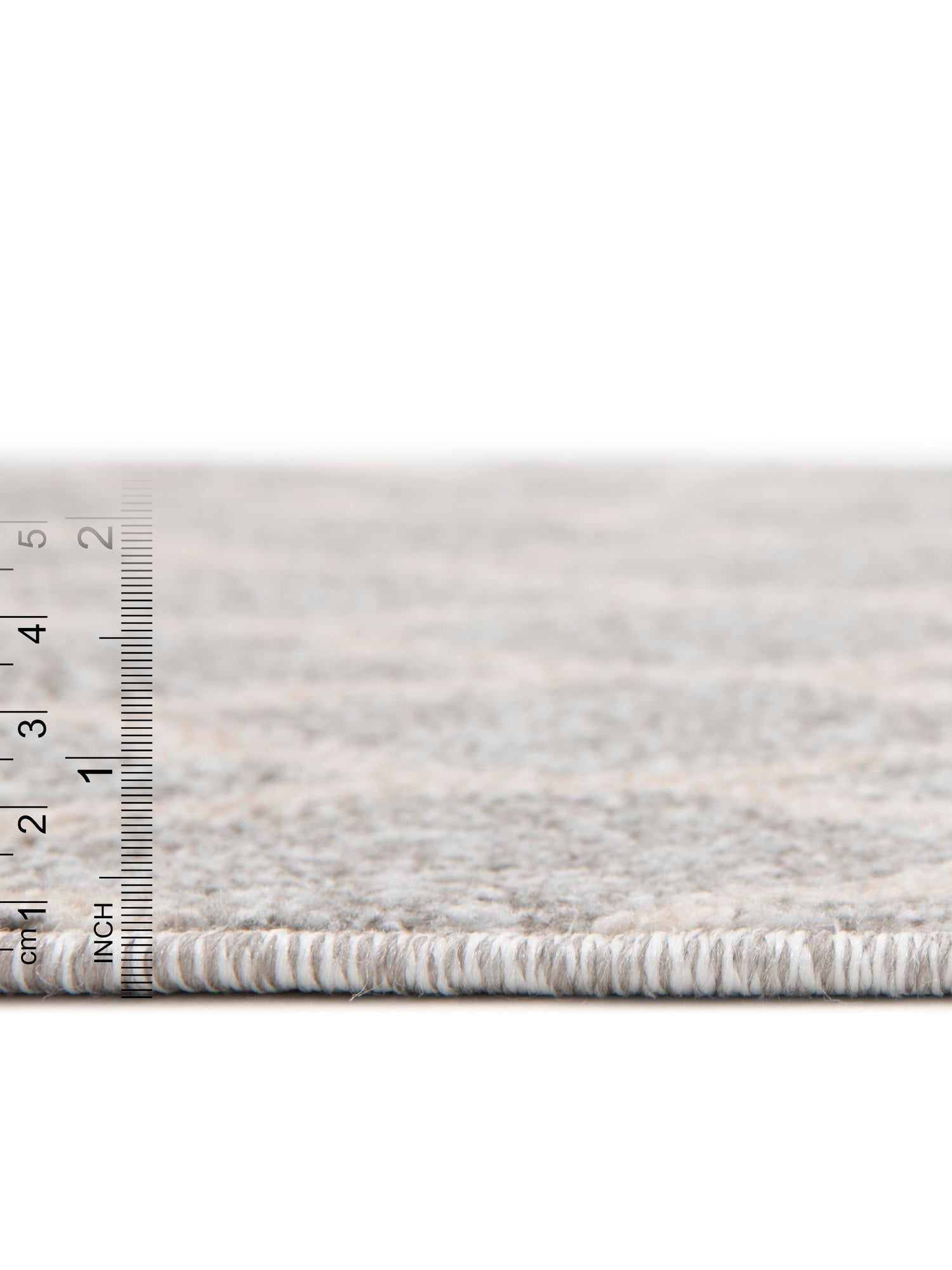 Light Gray 6' 1 x 6' 1 Trellis Square Area Rug