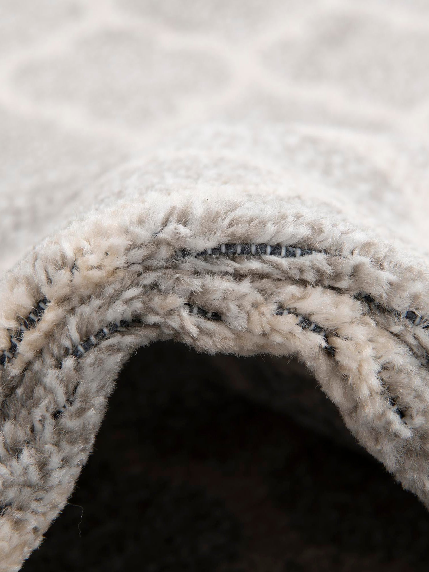 Light Gray 6' 1 x 6' 1 Trellis Square Area Rug