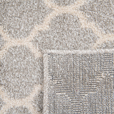 Light Gray 6' 1 x 6' 1 Trellis Square Area Rug Geometric Modern Unique Durable Easy Clean Carpet for Contemporary Interior Design for Sale at Rug Engine
