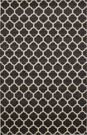 Black 10' 6 x 16' 5 Trellis Rectangle Area Rug