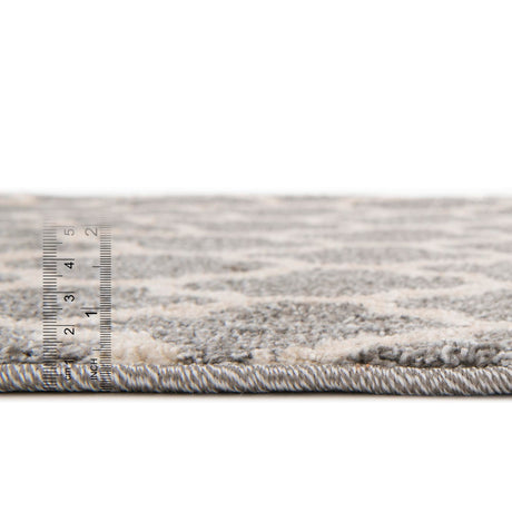 Dark Gray 10' x 10' Trellis Square Area Rug Geometric Modern Unique Durable Easy Clean Carpet for Contemporary Interior Design for Sale at Rug Engine