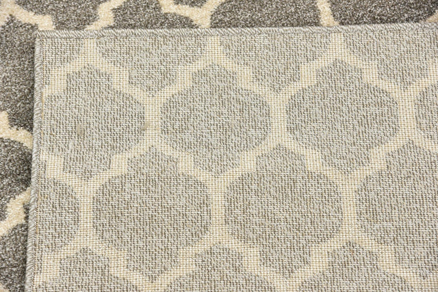 Dark Gray 2' 5 x 8' Trellis Runner Rug