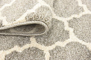 Dark Gray 2' 5 x 8' Trellis Runner Rug