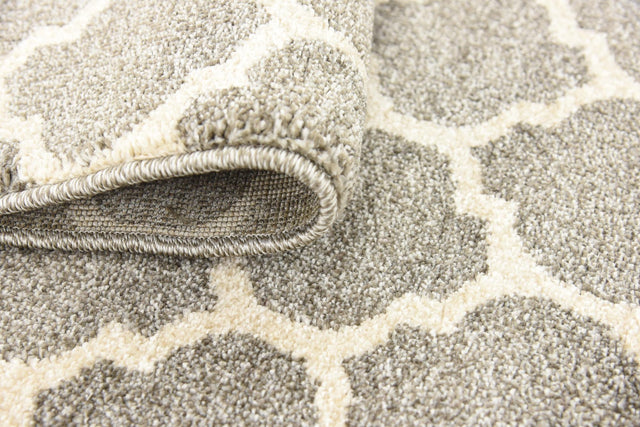 Dark Gray 2' 5 x 8' Trellis Runner Rug