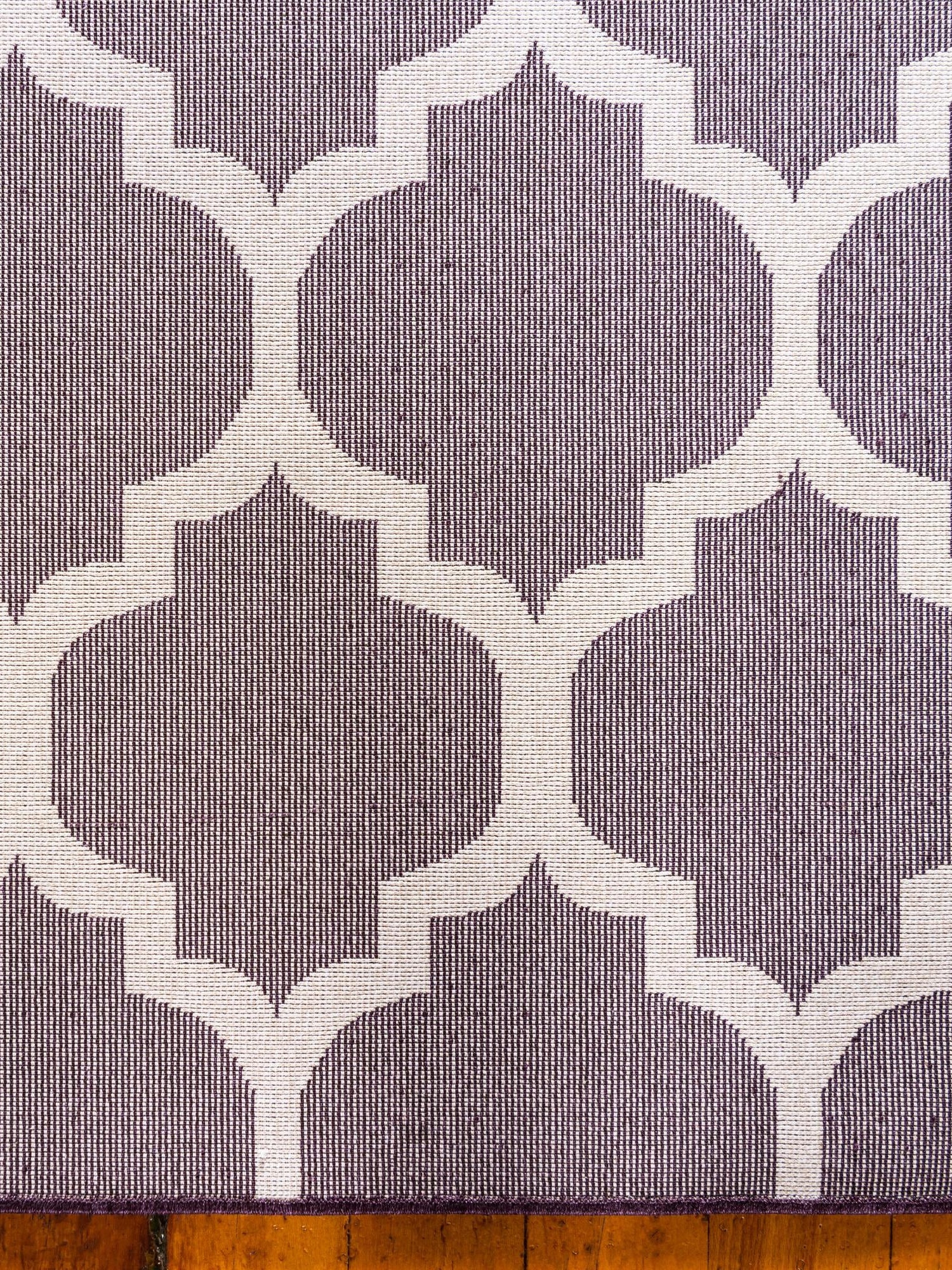 Purple 10' x 10' Trellis Square Area Rug