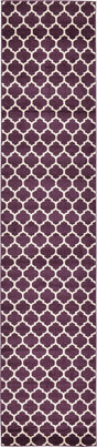 Purple 2' 7 x 13' Trellis Runner Area Rug