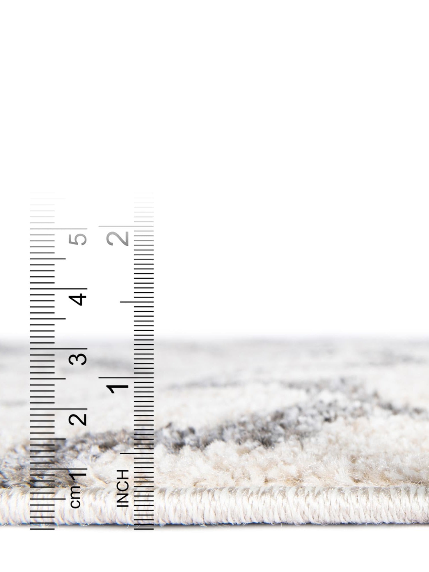 Beige and Gray 7' 10 x 7' 10 Trellis Square Area Rug