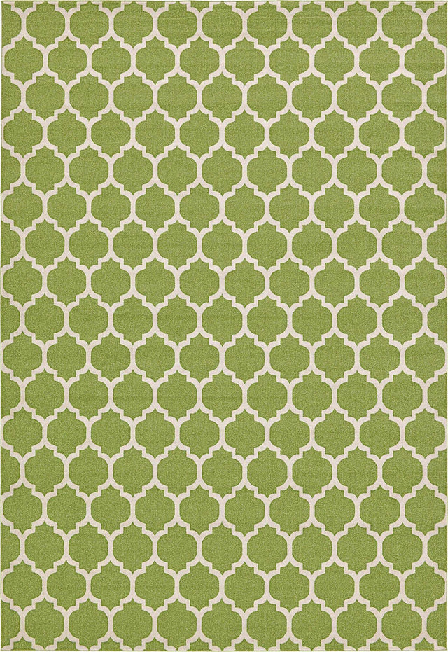 Light Green 4' 1 x 6' 1 Trellis Rectangle Rug