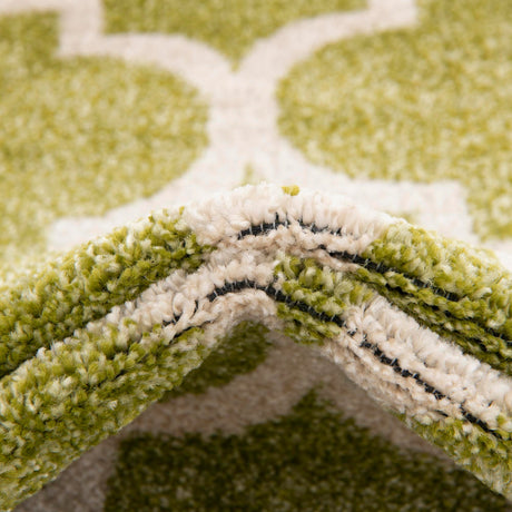 Light Green 7' 10 x 7' 10 Trellis Square Area Rug Geometric Modern Unique Durable Easy Clean Carpet for Contemporary Interior Design for Sale at Rug Engine