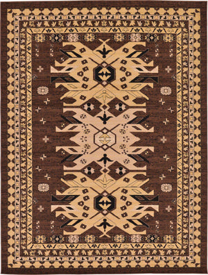 Brown 9' x 12' Taftan Rectangle Rug