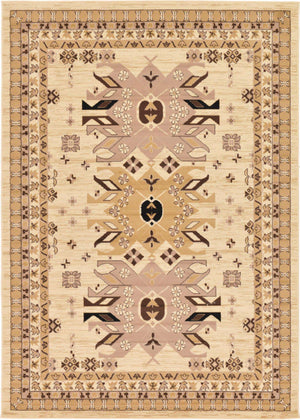 Ivory 7' 1 x 10' Taftan Rectangle Area Rug