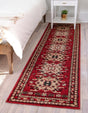Red 3' 1 x 16' 5 Taftan Runner Rug