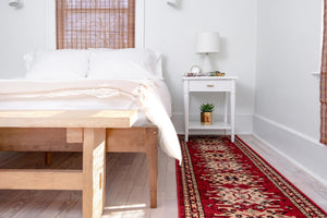 Red 2' 7 x 10' Taftan Runner Area Rug