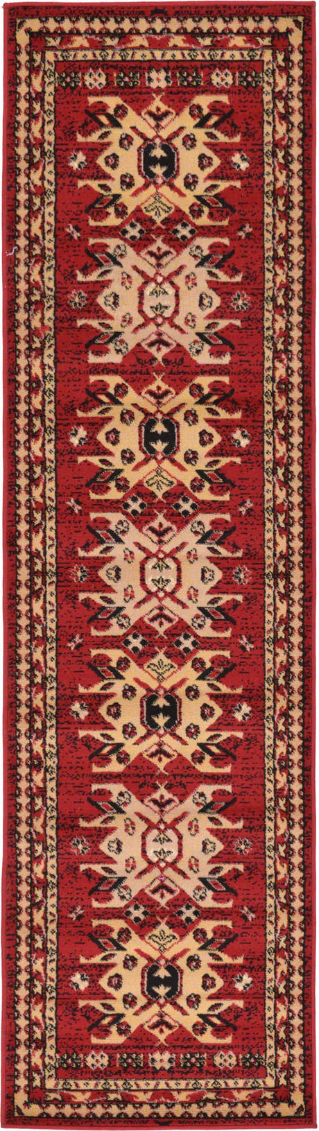 Red 2' x 8' 2 Taftan Runner Area Rug