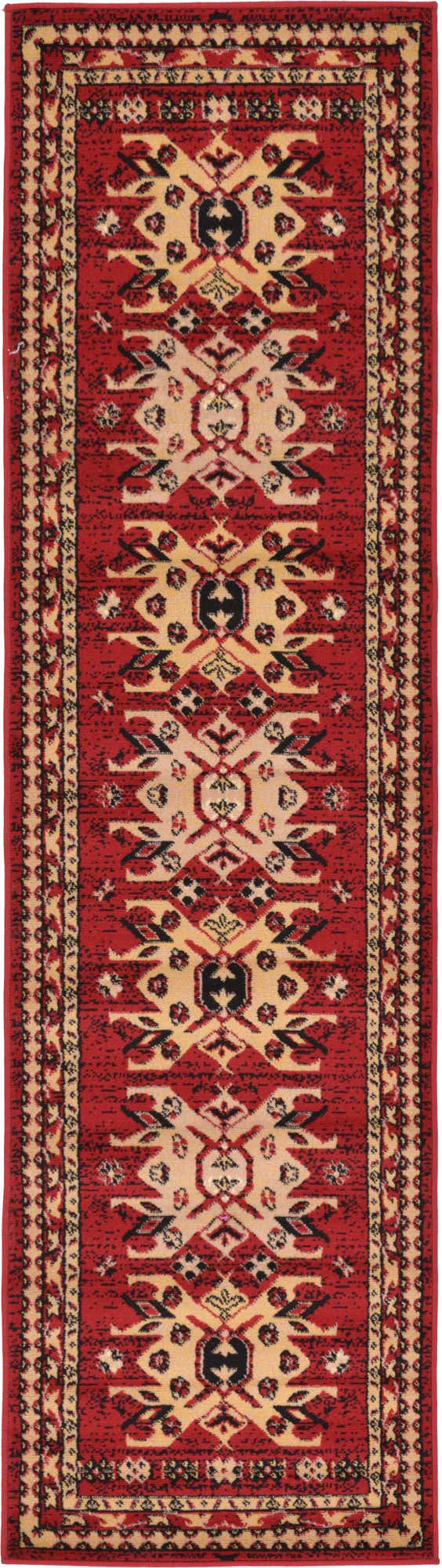 Red 2' x 8' 2 Taftan Runner Area Rug