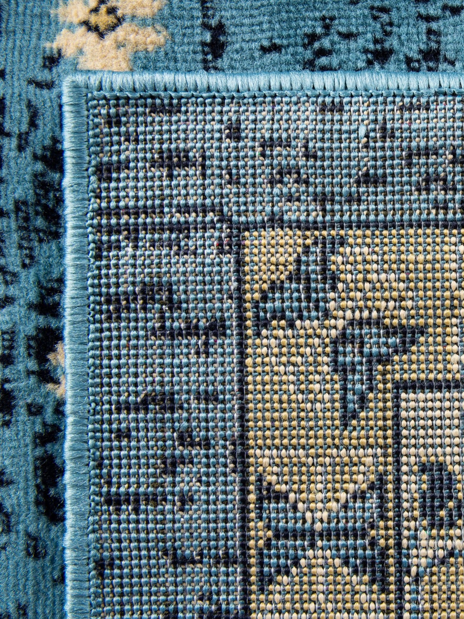 Light Blue 2' 7 x 10' Taftan Runner Area Rug