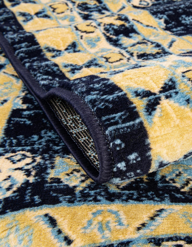 Navy Blue 8' x 8' Taftan Square Rug